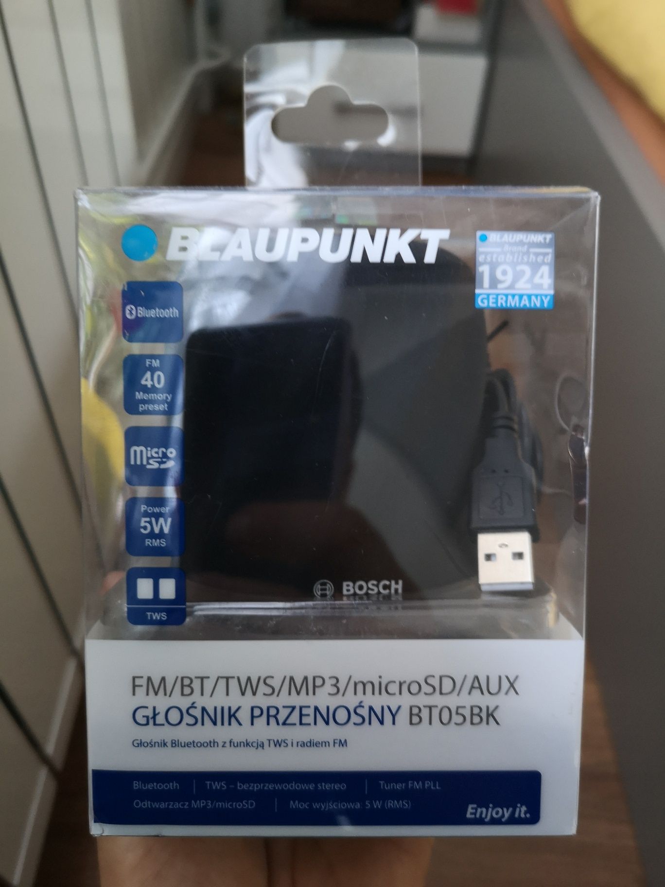 Blaupunkt  Bt05Bk glosnim przenosny bluetooth
