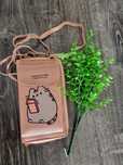 Pusheen etui ba telefon portfel dziewczynka pudrowy róż nowe