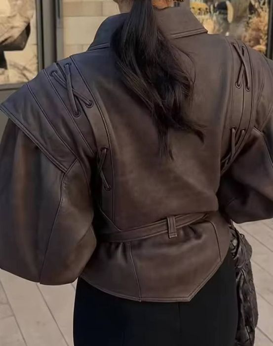 Kurteczka brąz ramoneska