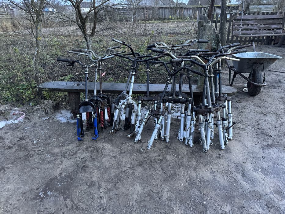 Вилки пере на скутера різні моделі