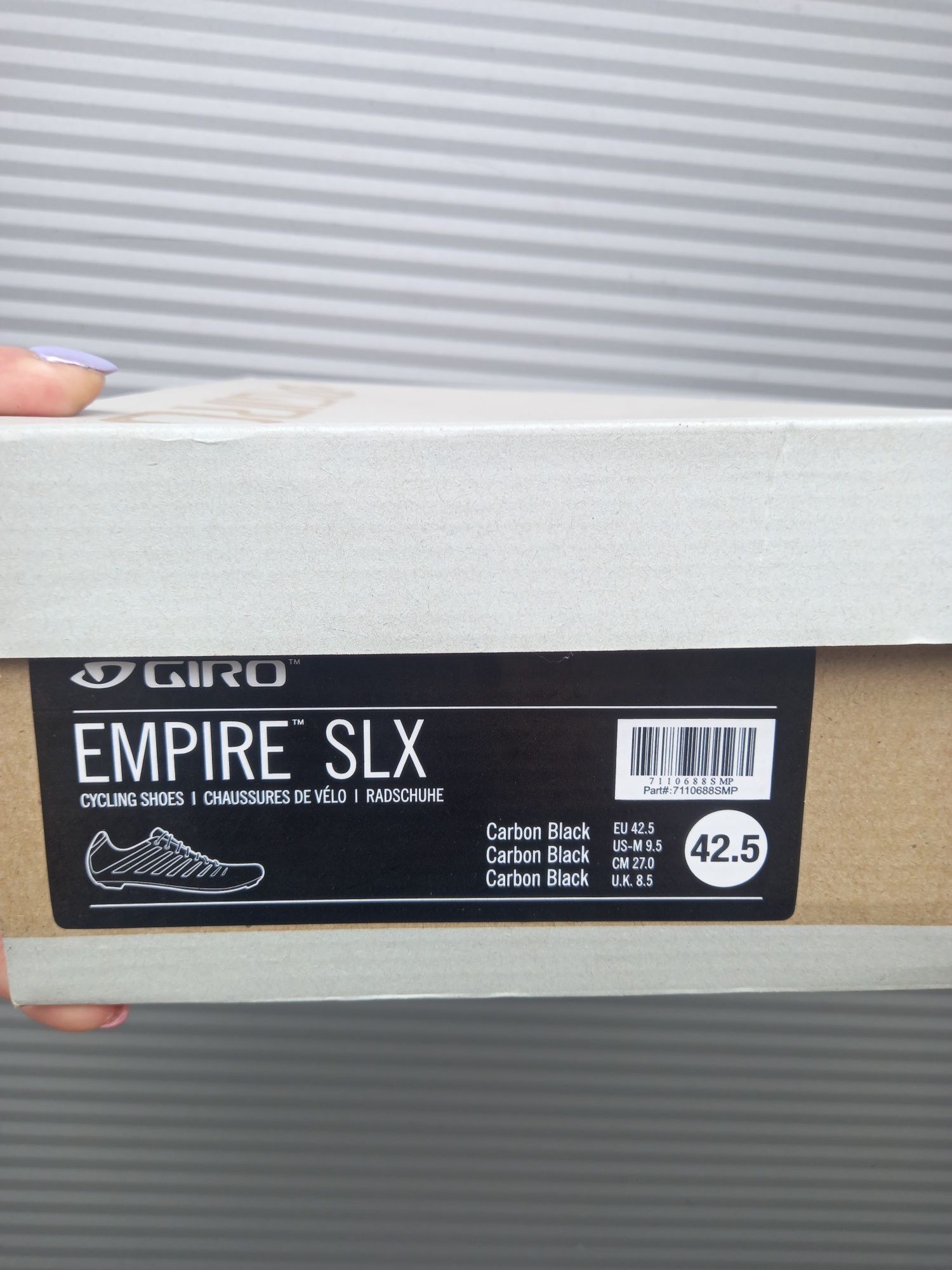 Buty rowerowe szosowe SPD ultralekkie GIRO Empire SLX Carbon 42.5 27 c