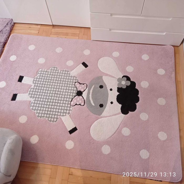 dywan 190 x 140 dla dzieci, polska firma Łuszczów, petit, owieczka