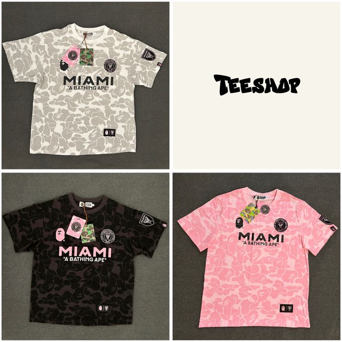 Koszulka Bape x Miami T-shirt | Bluzka Bape Tee | Bape x Inter Miami