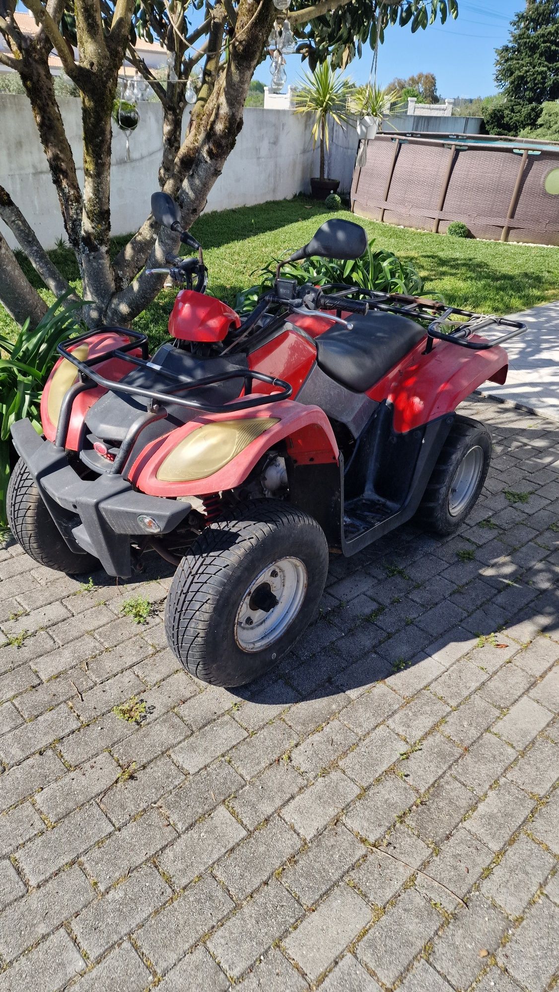 Kymco mxu 50cc moto4 troca