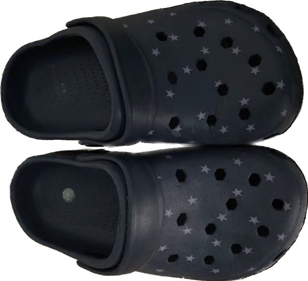 klapki typu crocs chodaki w gwiazdki