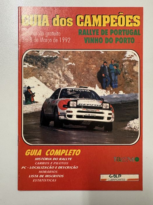 Guias rally de Portugal WRC rally da Catalunha