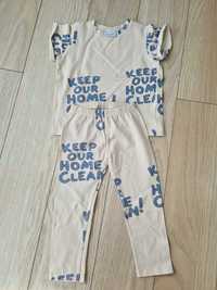 T-shirt i legginsy komplet Dear Sophie w napisy rozm. 98/104