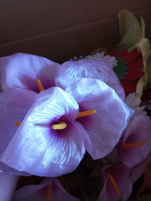 Różne Sztuczne kwiaty