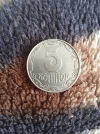Продам монету 5к 1992 года