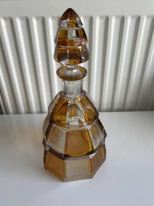 Karafka ART DECO bohemia czechy lata 20/30