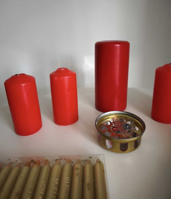 Conjunto de Velas para o Natal