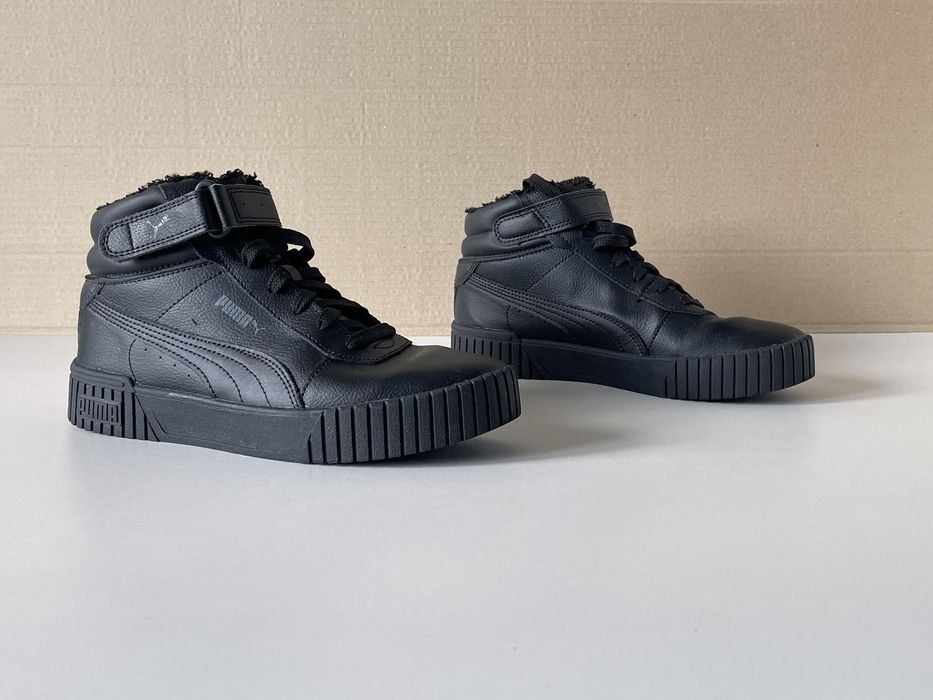 Puma Carina 2.0 утеплені шкіряні кросівки хайтопи р. 39 оригінал