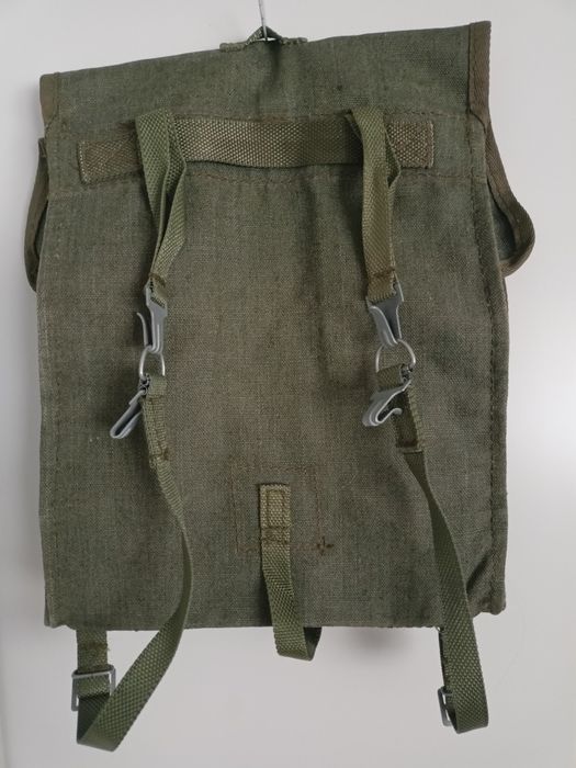 Plecak wojskowy, brezentowy kostka kolor khaki