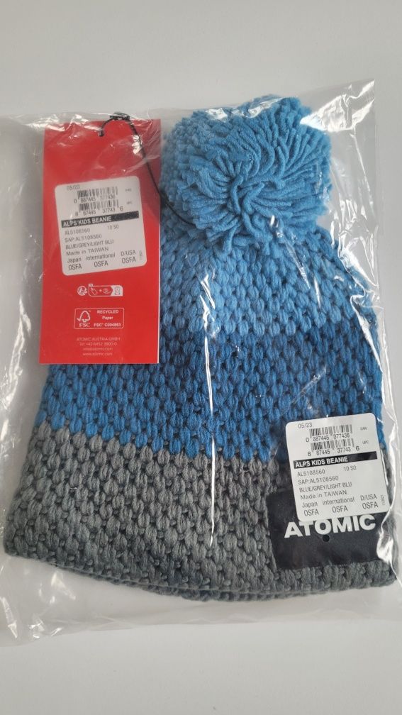 Atomic Beanie dziecięca zimowa czapka