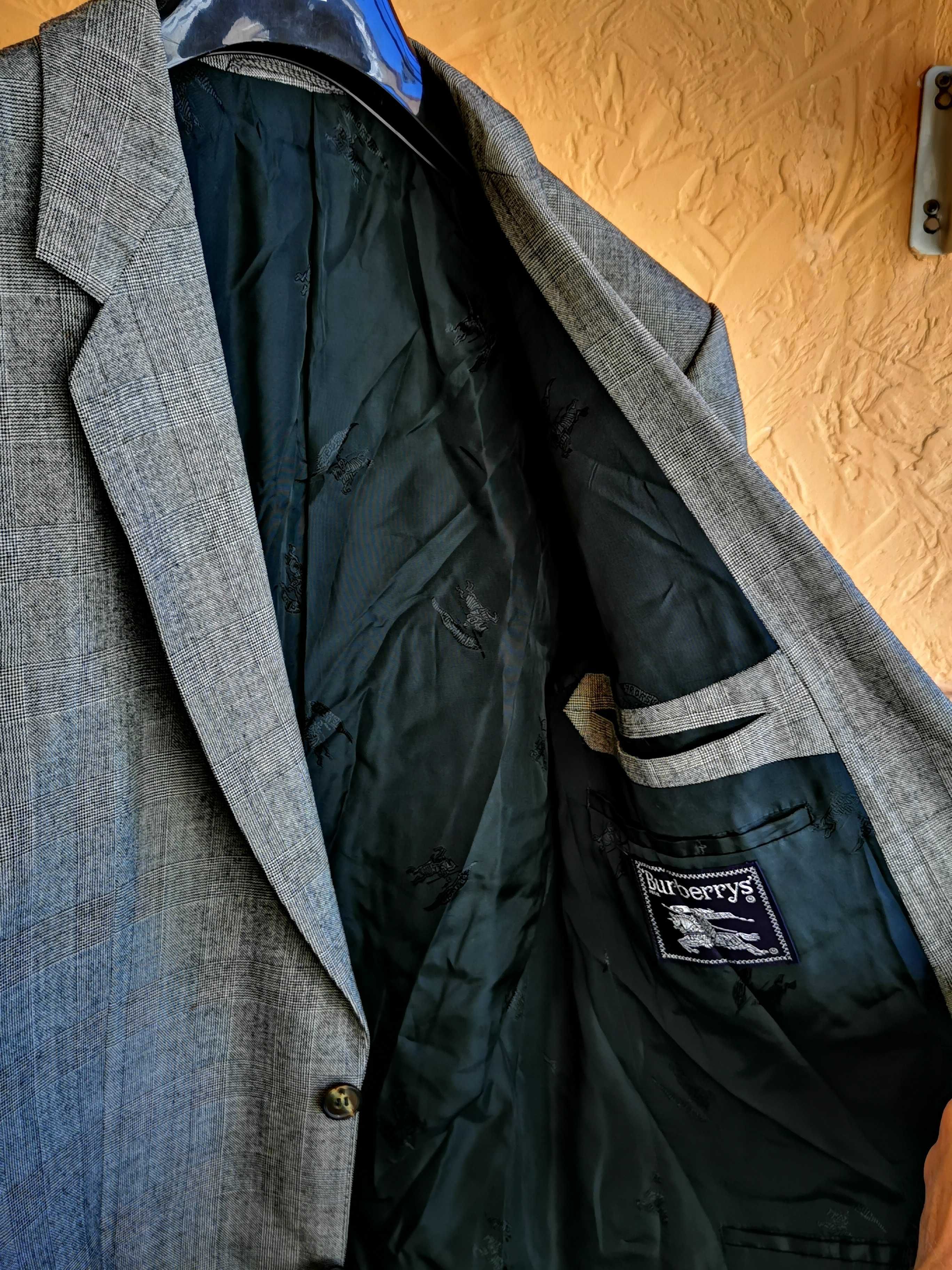 Піджак брейзер Burberry vintage made England оригінал L розмір