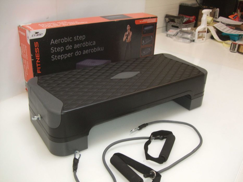 STEP do AEROBIKU  z Linkami. Regulowany. Balans. Trening FITNESS 3w1