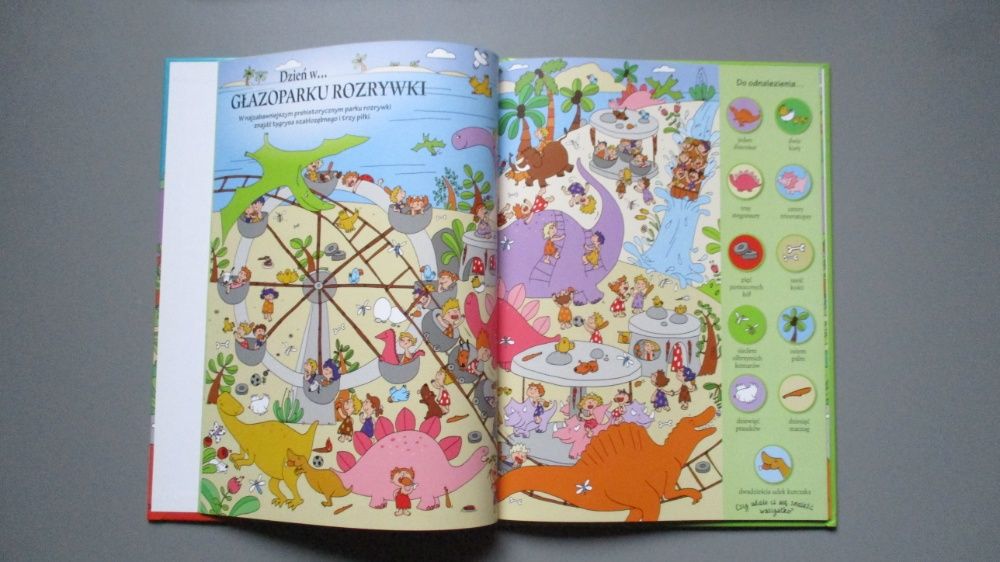 Świat Dinozaurów 1001 elementów do znalezienia Rea