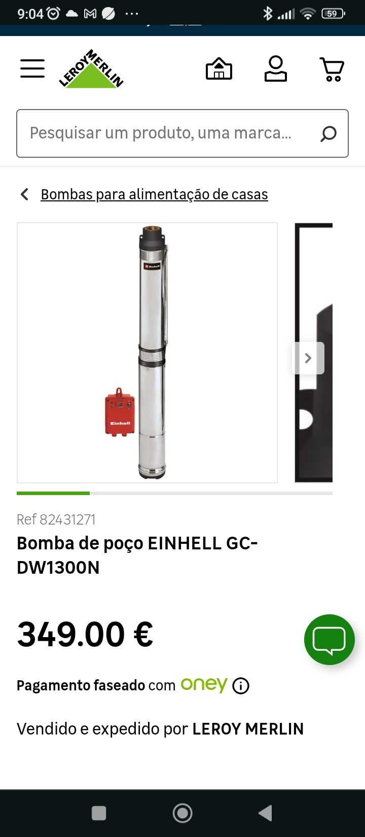 Bomba para poço nova