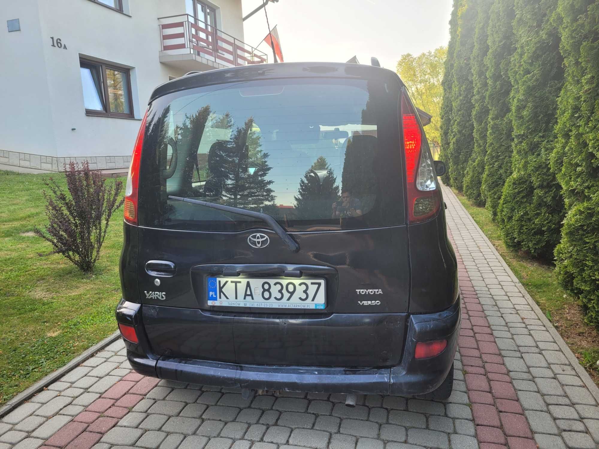 TOYOTA YARIS VERSO 1,3 benzyna  Super Stan. Bez korozji