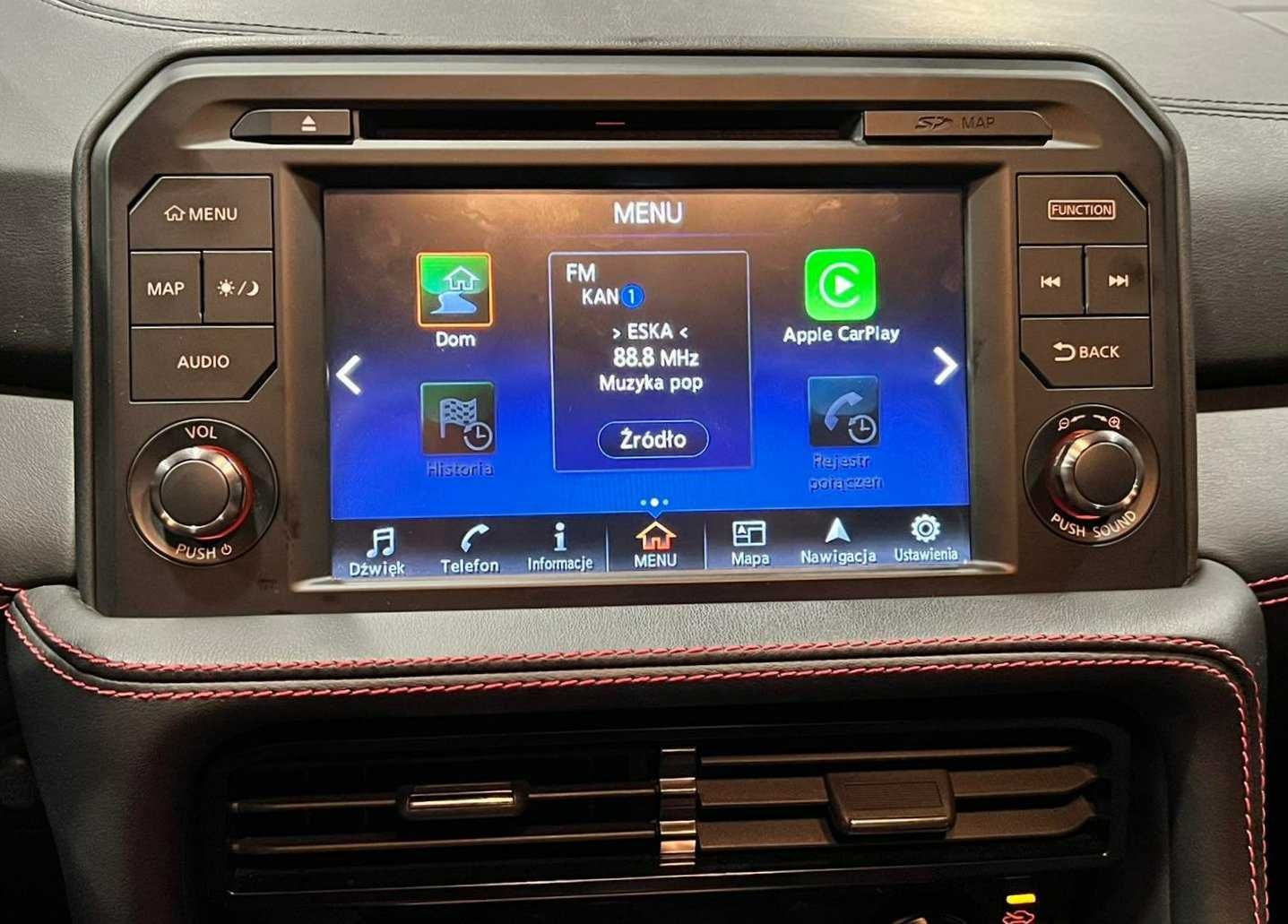 NISSAN GT-R CONNECT  aktywacja funkcji CarPlay  EU