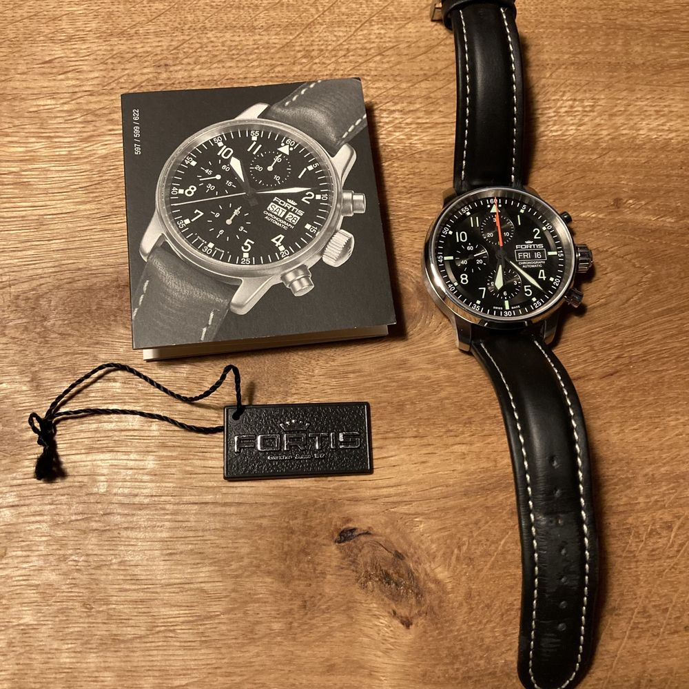 promocja świąteczna Zegarek Fortis flieger automatic chronograph