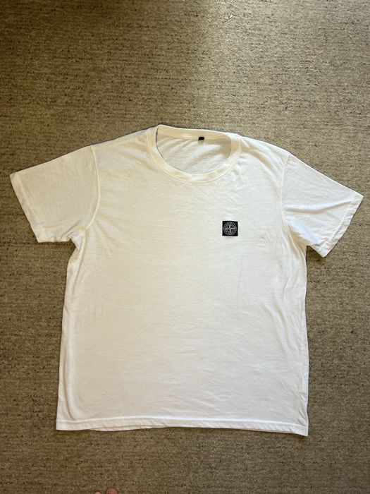 Футболка Stone Island  XL білий колір