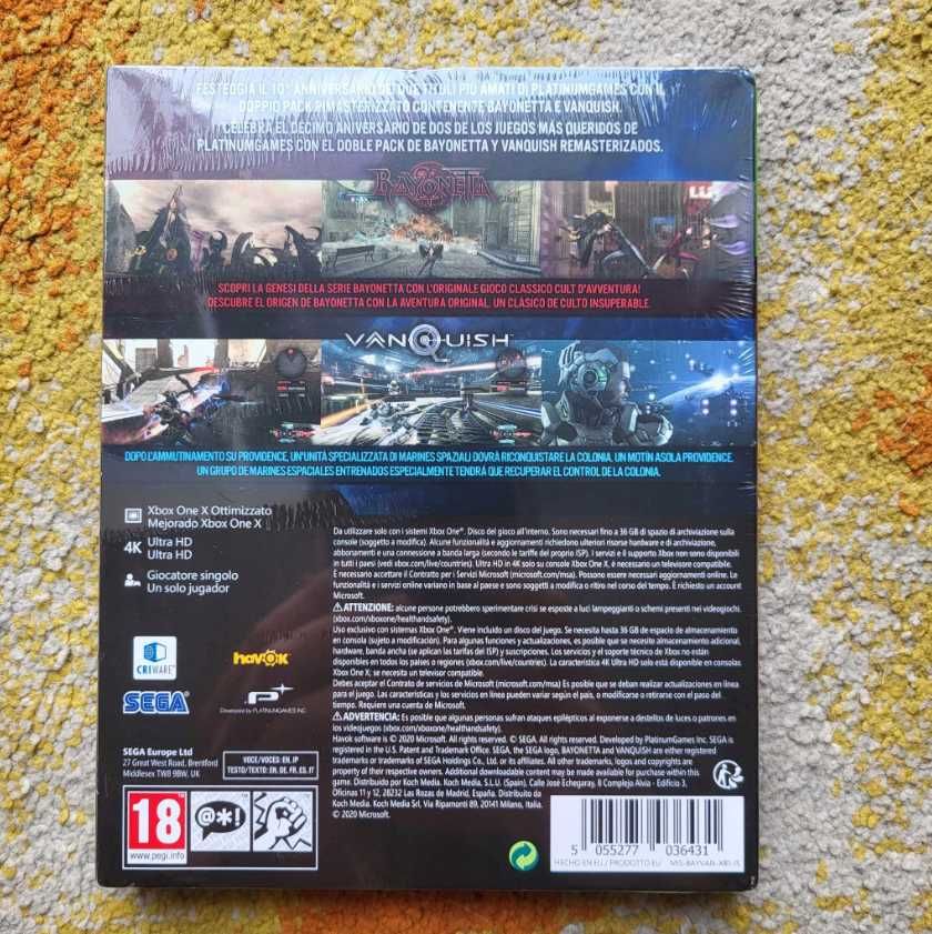 Bayonetta & Vanquish Steelbook 10th Anniversary Xbox One - NOWA