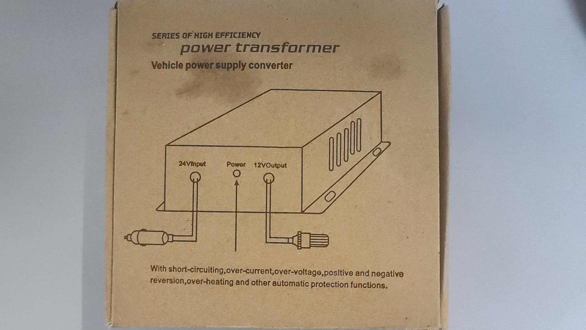 Перетворювач гапруги DC/DC 24v-12v 20A