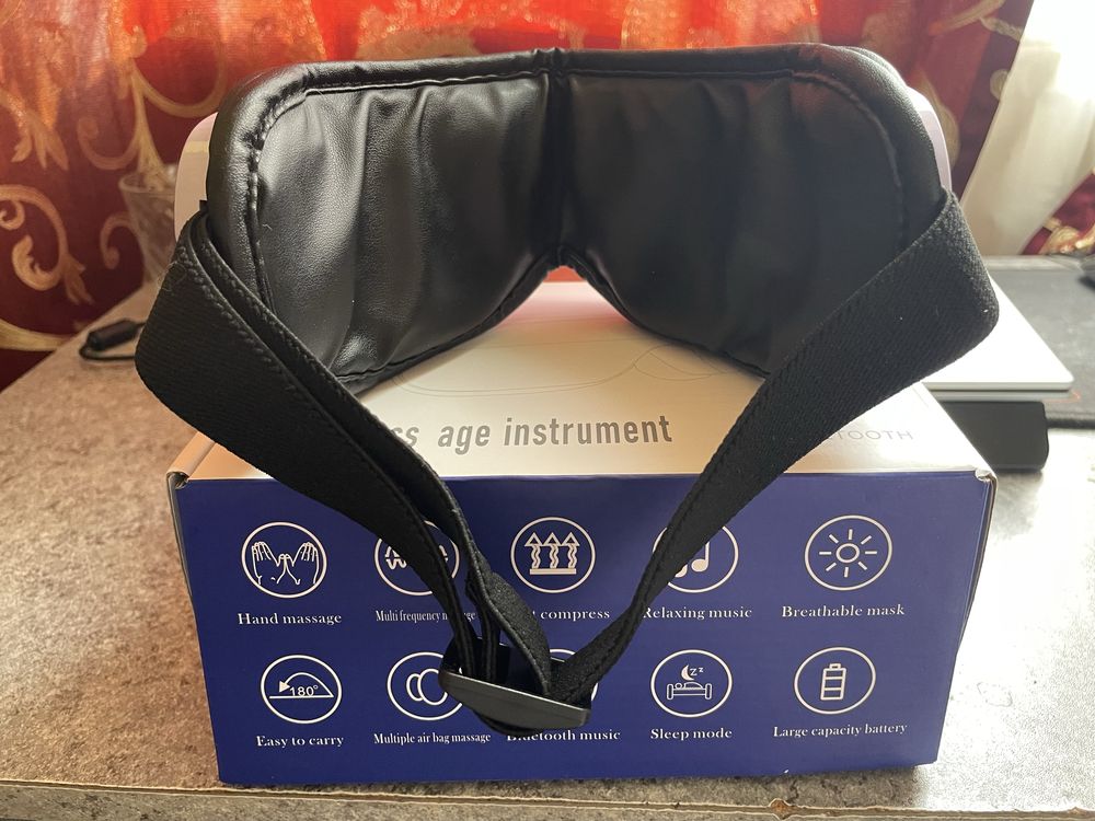 Масажер для очей з підігрівом, музикою та Bluetooth | Релакс вдома