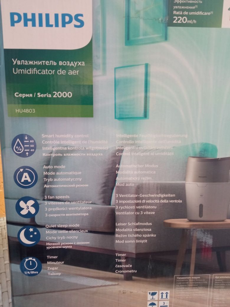 Nawilżacz powietrza NanoCloud Philips HU4803 seria 2000