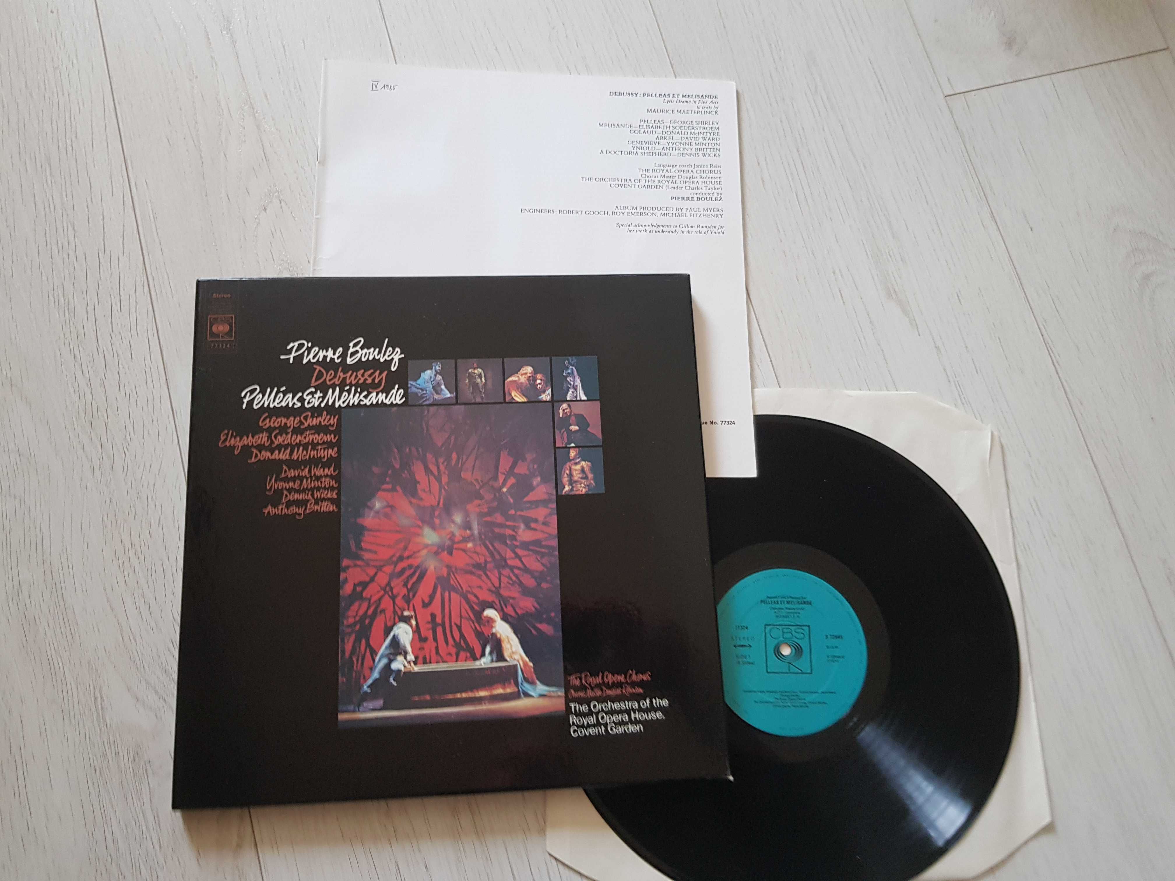 Debussy - Pierre Boulez – Pelléas Et Mélisande 3xLP B*37