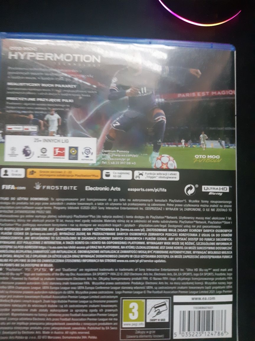 Fifa 22 na konsole playstation 5