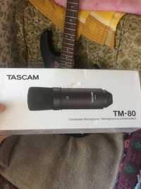 Новий Мікрофон вокальний студійний Tascam TM-80 конденсаторний XLR