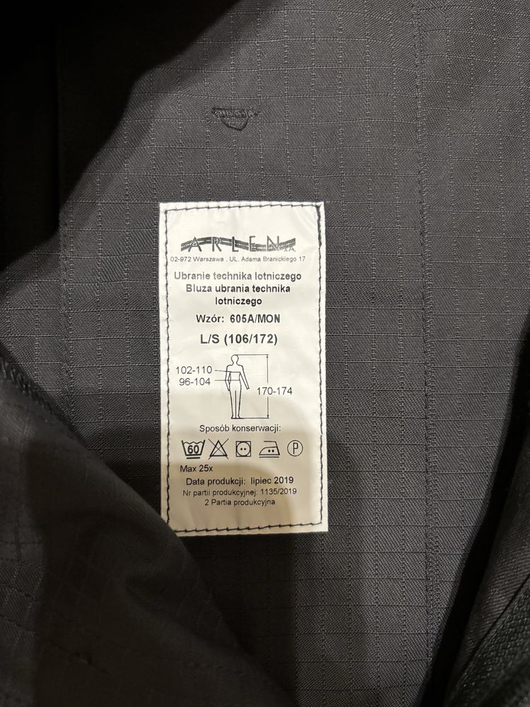 Ubranie technika lotniczego 605a L/S