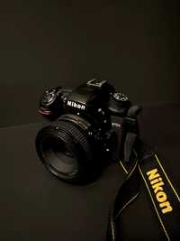 Lustrzanka Nikon D7500 + obiektyw Nikkor 50 mm 1.8 af-s