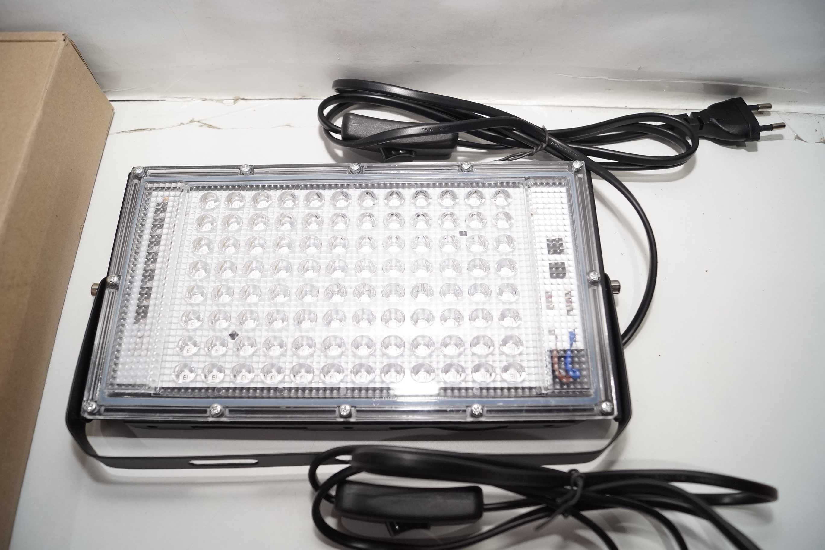 2szt 100W UV Led Reflektor ultrafioletowy Lampa LED INDMIRD