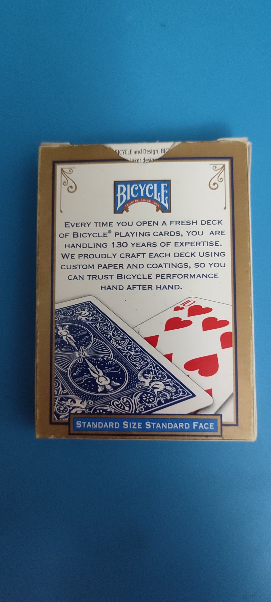 Покерные карты USPCC Bicycle Standard Синие
