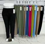 Kolorowe klasyczne spodnie na gumce plus size duży rozmiar 7-11 xl