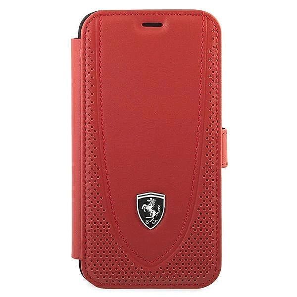 Etui Ferrari Off Track Perforated na iPhone 12 mini - czerwone