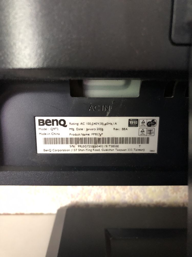 монитор компютерный BenQ FP937s
