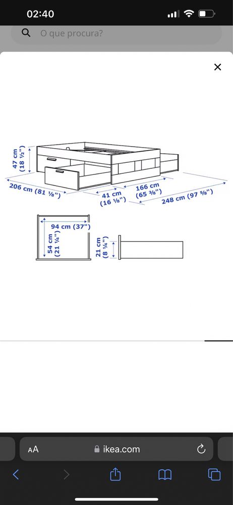 Cama Brimnes IKEA