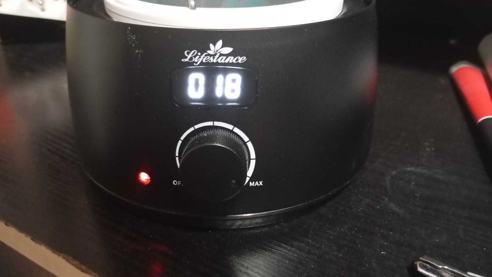 Podgrzewacz wosku Lifestance, regulacja temperatury, 100W, LCD, HQ