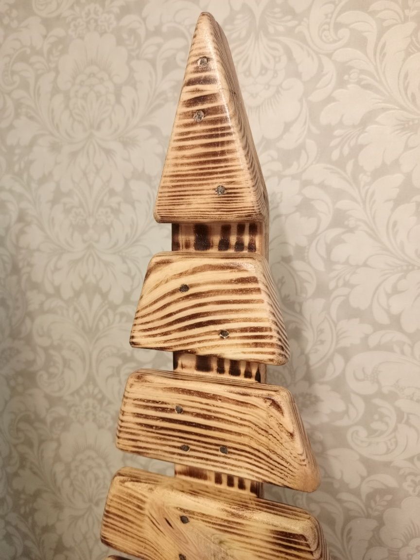 Ёлочка ёлка новогодняя деревянная 125×50 см. Новая. Доставка Украина