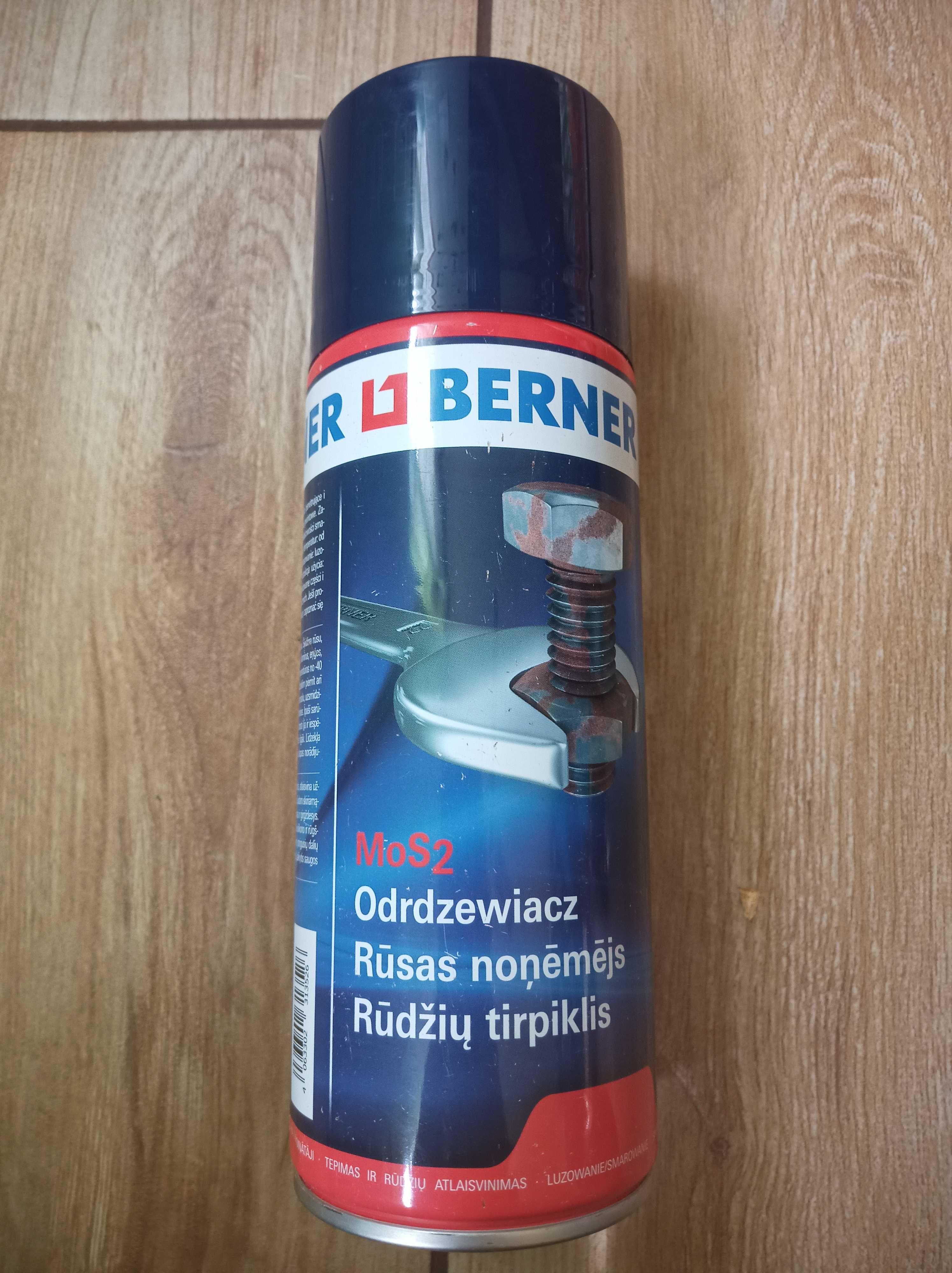 Odrdzewiacz MoS2 Berner 400ml środek penetrujący w sprayu 400 ml
