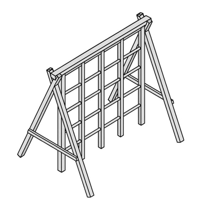 Drabinka dla dzieci 240x183x222 IMPREGNOWANA