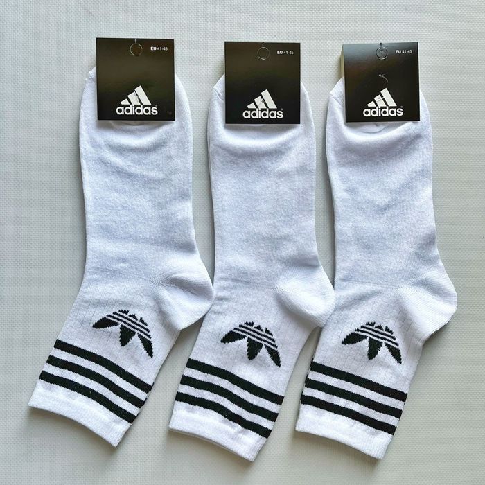 Білі шкарпетки adidas / белые носки адидас | 12 пар - 300 грн