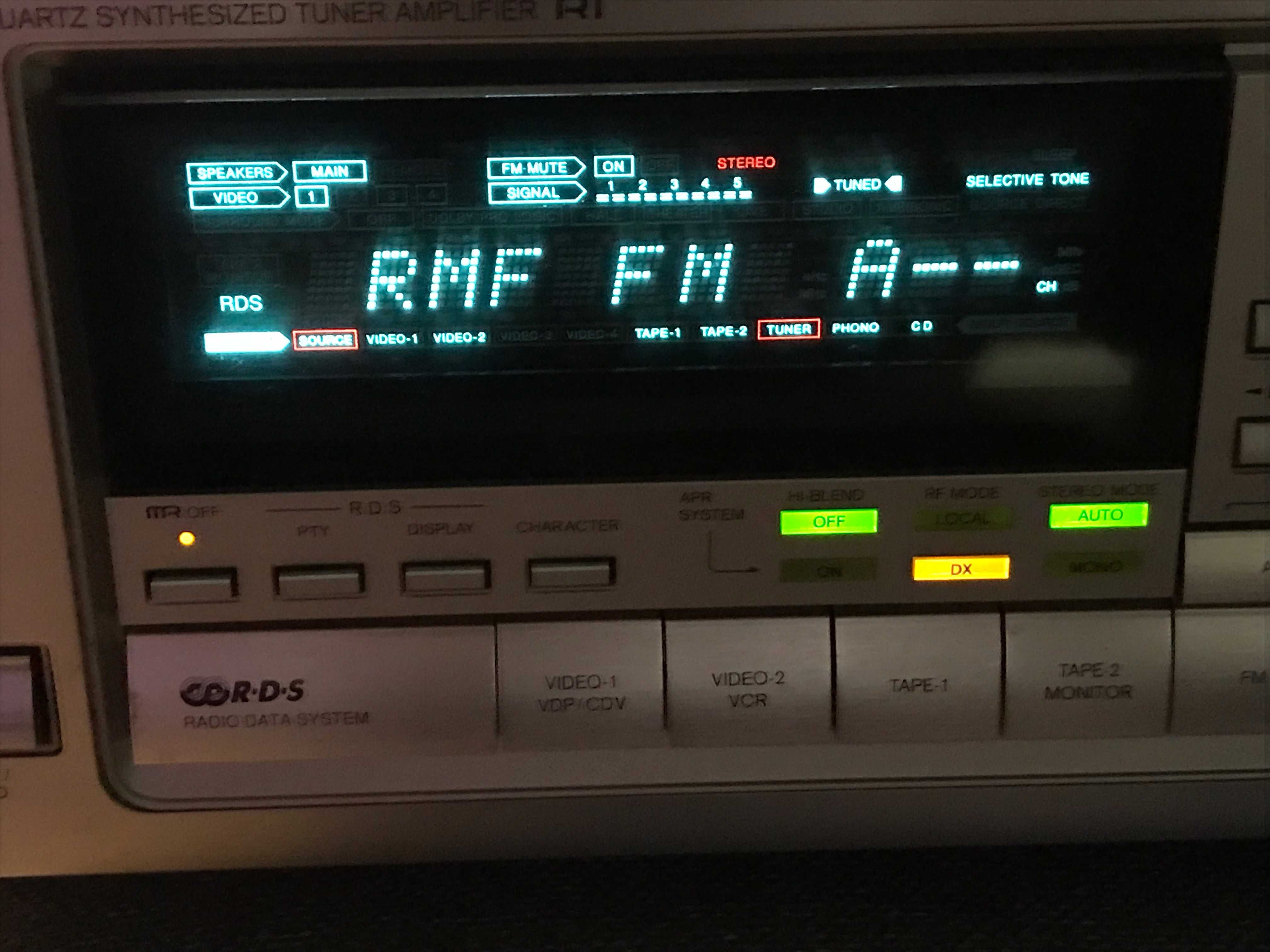 Onkyo - TX 9031 RDS Amplituner + pilot RC-250 S