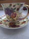 Porcelana komplet filiżanka i talerzyk 24 Gold Collection Japan