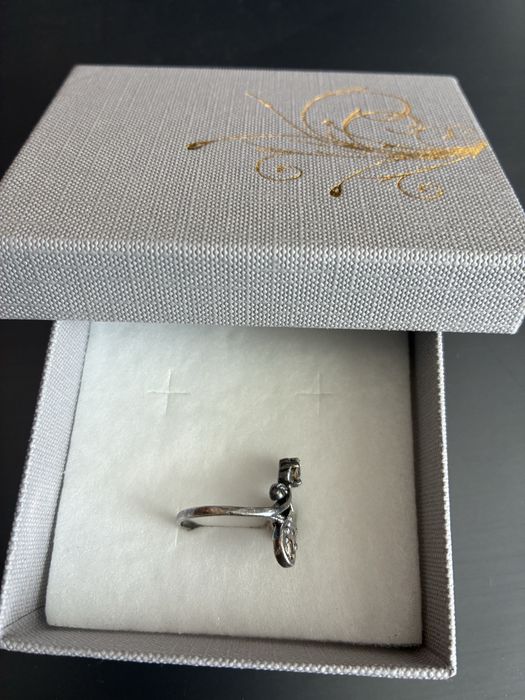 Срібна каблучка, кубічний Цирконій. Украіна