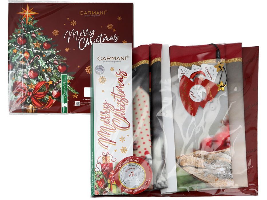 Kpl. 2 ściereczek kuchennych - Boże Narodzenie (CARMANI)